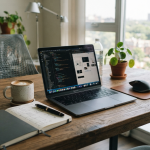 Person using artificial intelligence tools to improve daily productivity