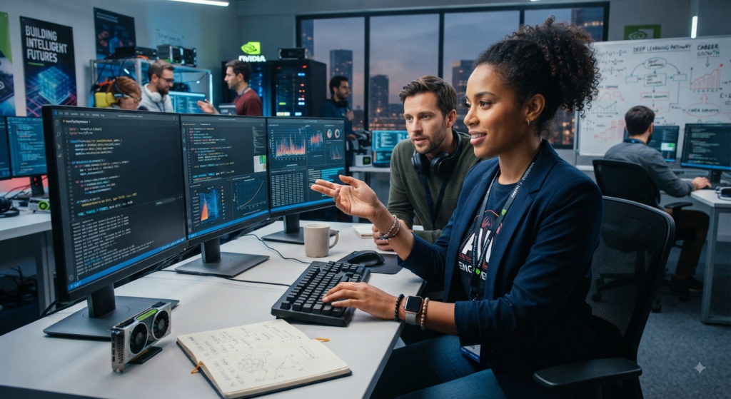 AI professional building a career in artificial intelligence